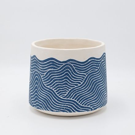 ΚΑΣΠΩ ΤΣΙΜΕΝΤΟ ΜΠΛΕ-ΛΕΥΚΟ 19x19x16cm