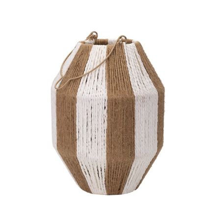 ΦΑΝΑΡΑΚΙ ΜΕ ΠΛΕΞΗ ΦΥΣΙΚΟ - ΛΕΥΚΟ 22x22x30cm